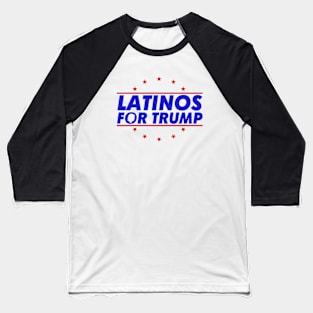 Latinos For Trump 2024 Baseball T-Shirt